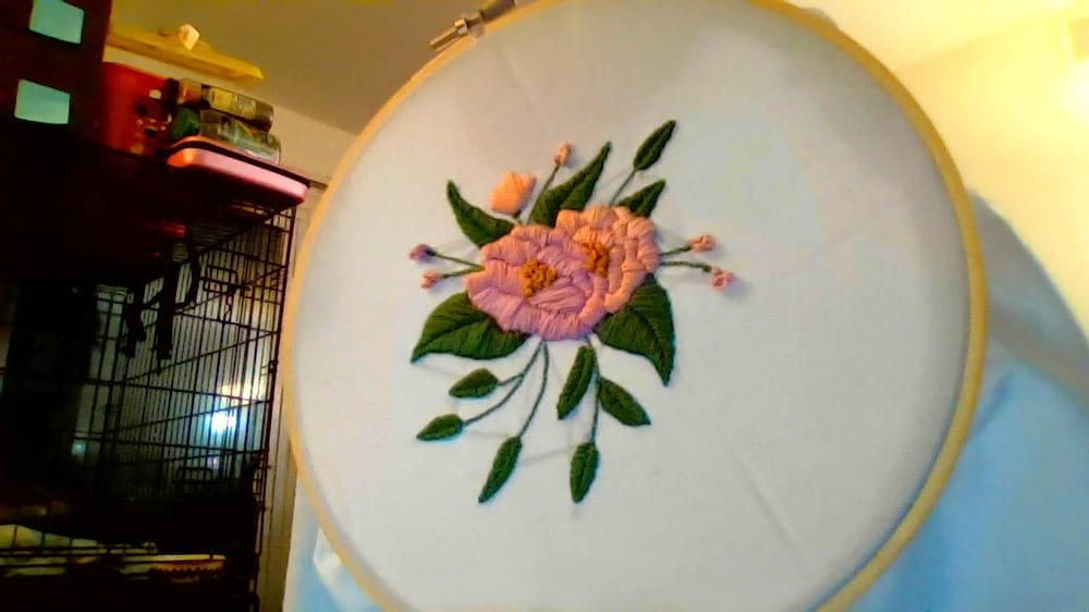 Peony Embroidery - image 1 - student project