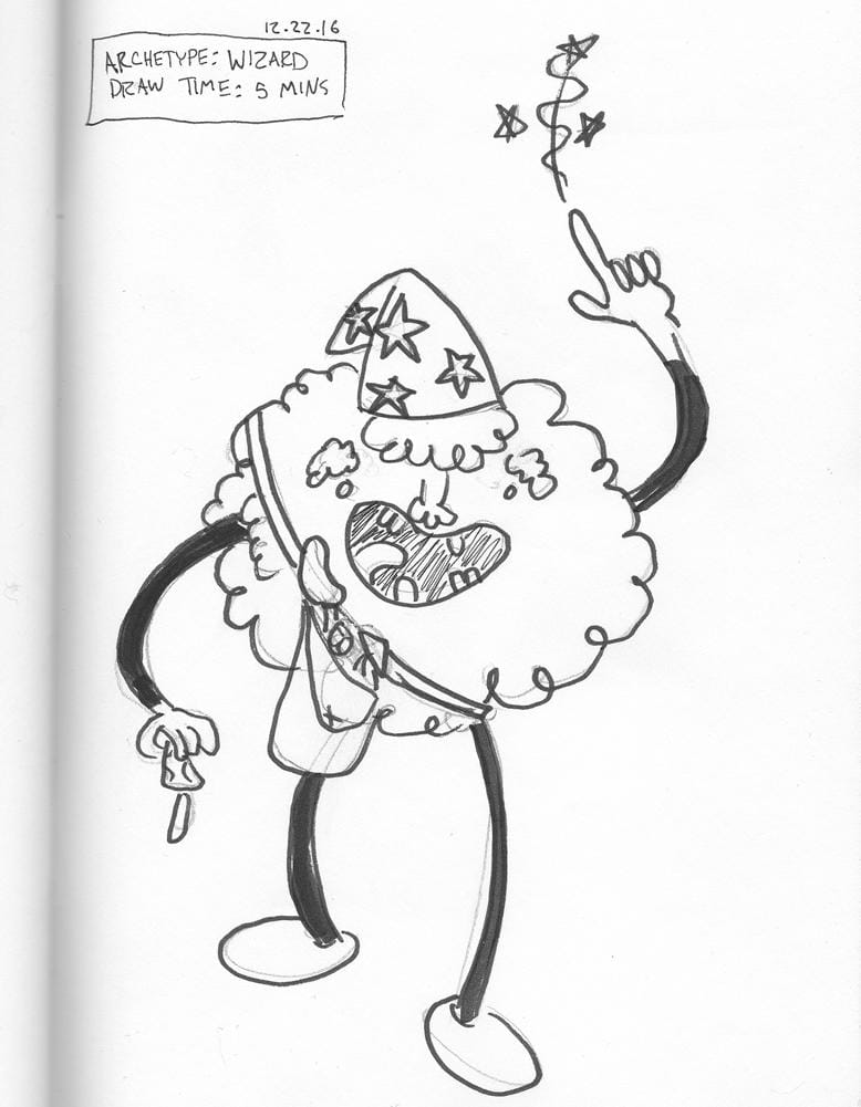 Character Design with Story /// Wizard - image 2 - student project