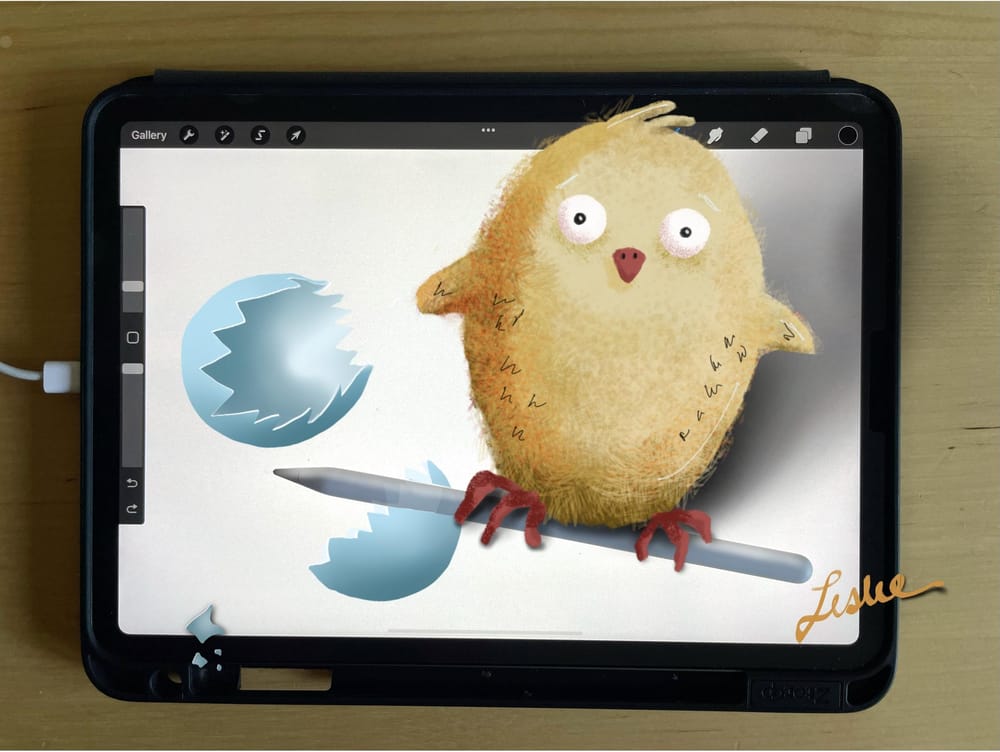 Procreate mockups - image 1 - student project