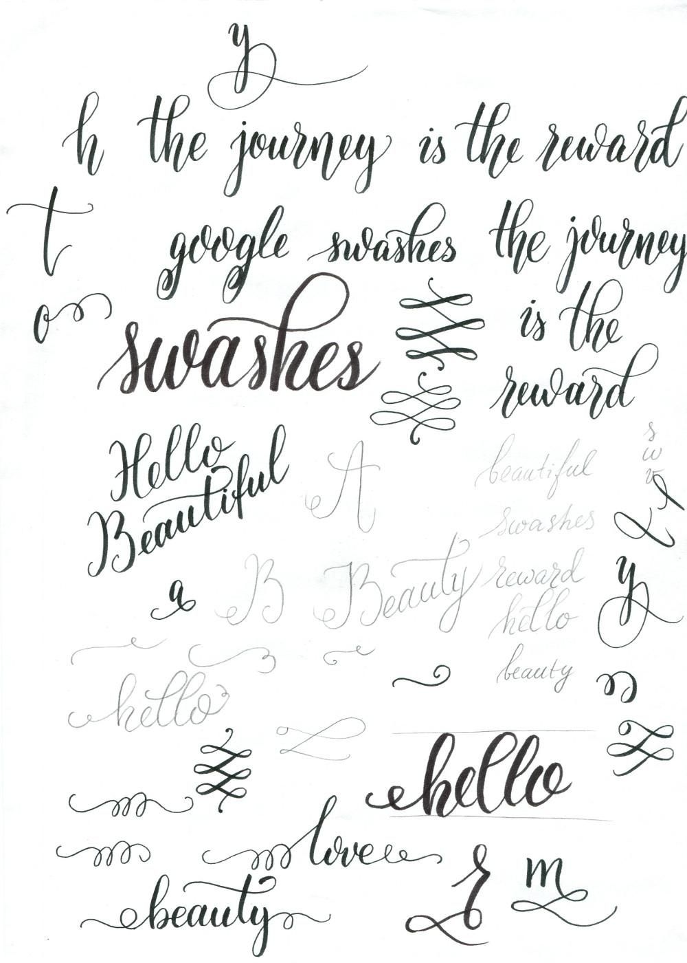 Brush Lettering - image 8 - student project