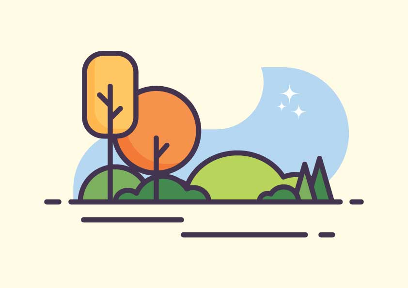 Creating Simple Flat Vector - image 1 - student project