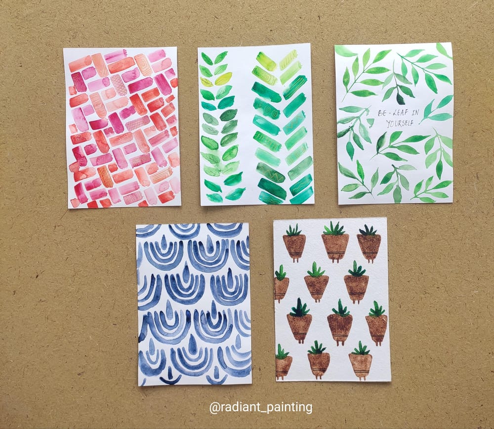 Watercolor Patterns - image 2 - student project