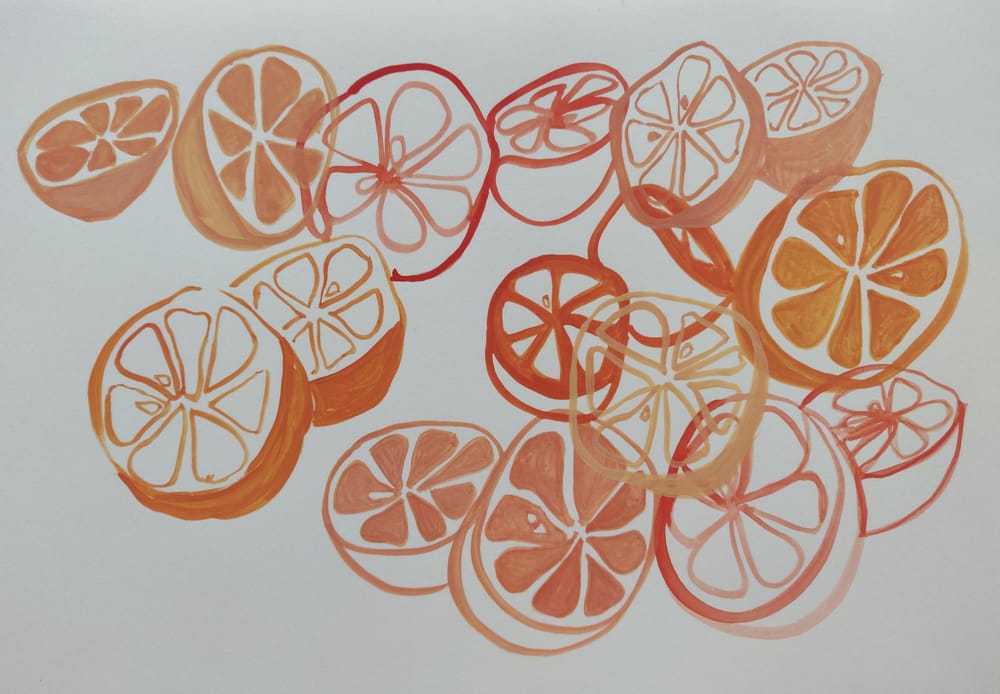 Gouache painting with Leah Goren - image 1 - student project