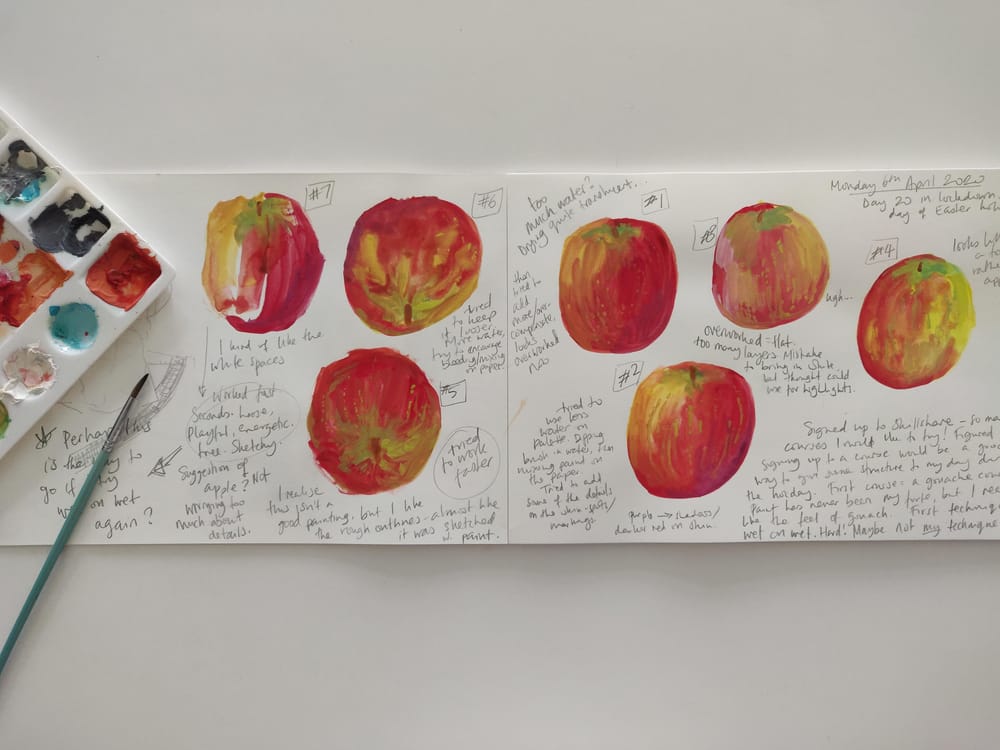 Gouache painting with Leah Goren - image 3 - student project