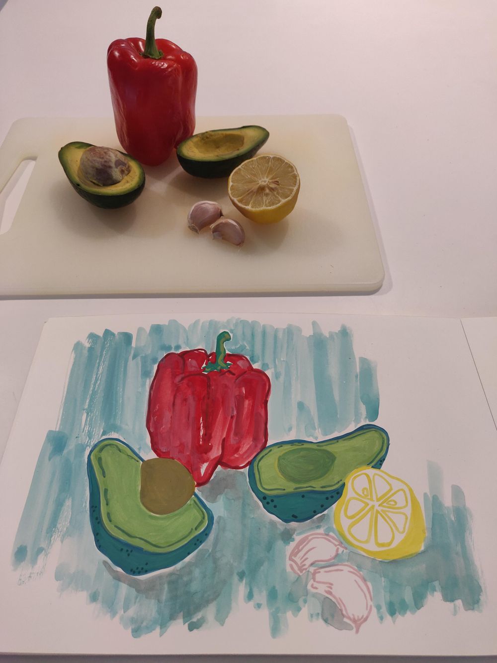 Gouache painting with Leah Goren - image 4 - student project