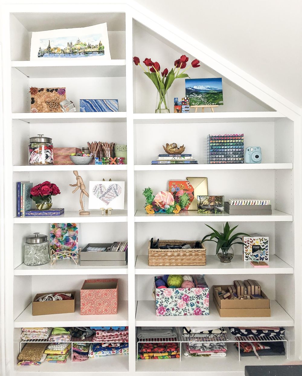 My Art Studio Shelves - image 2 - student project