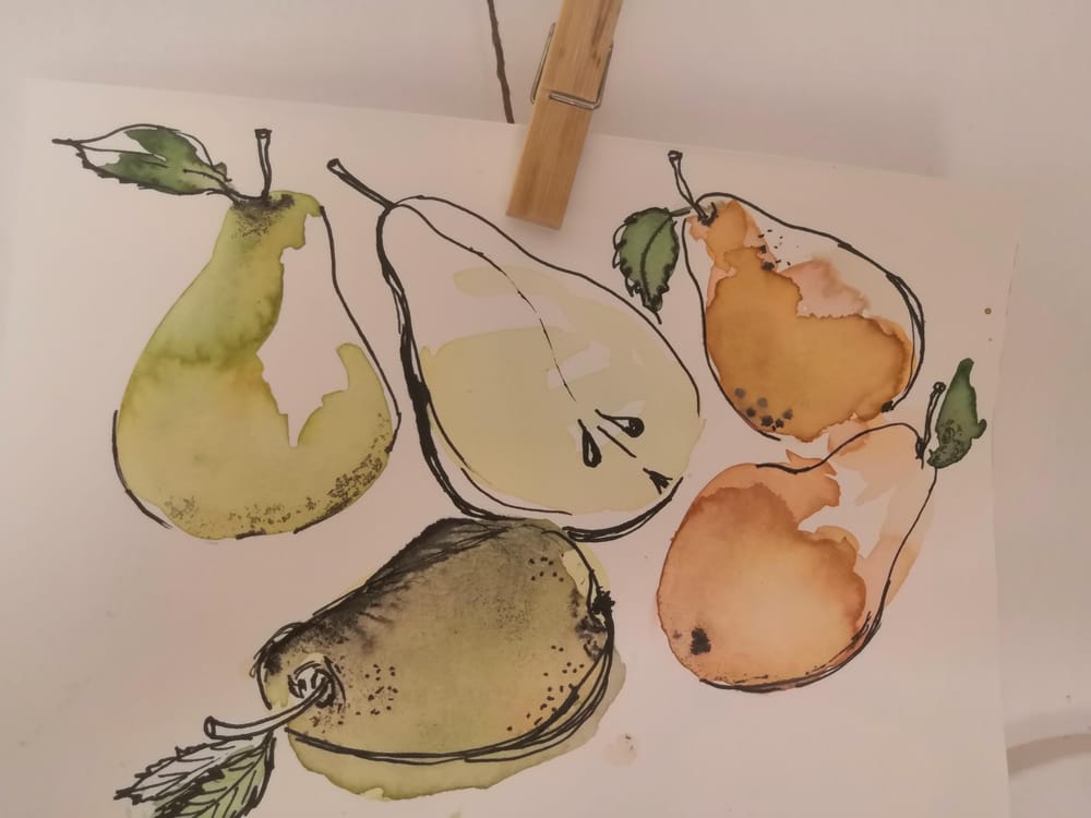Ink and Watercolor Adventure - image 3 - student project