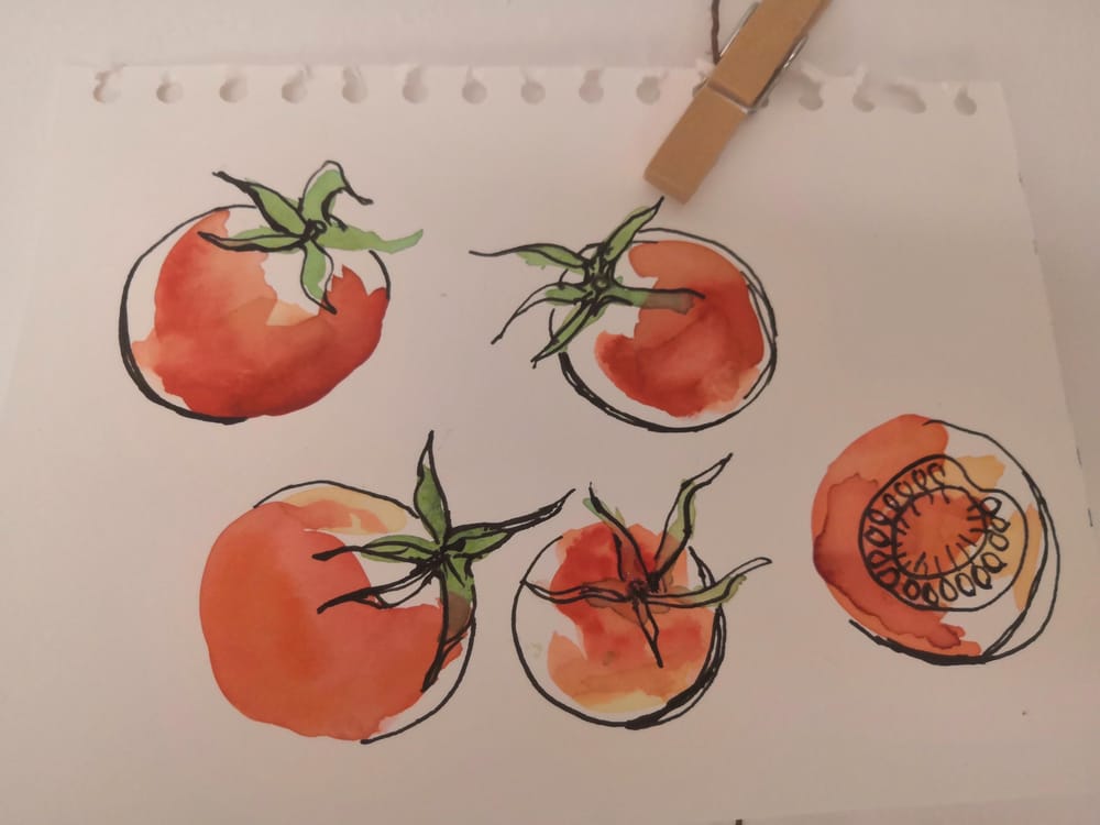 Ink and Watercolor Adventure - image 1 - student project