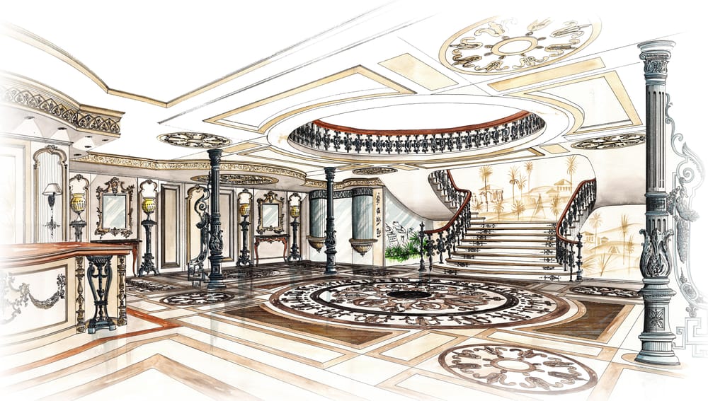 My Architecture Watercolor, Air Brush, Ink and Marker Rendering - image 4 - student project
