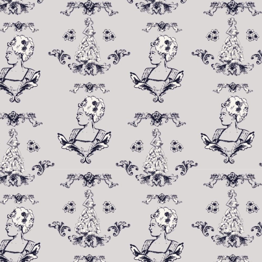 Baroque Diva Inspired Pattern - image 4 - student project