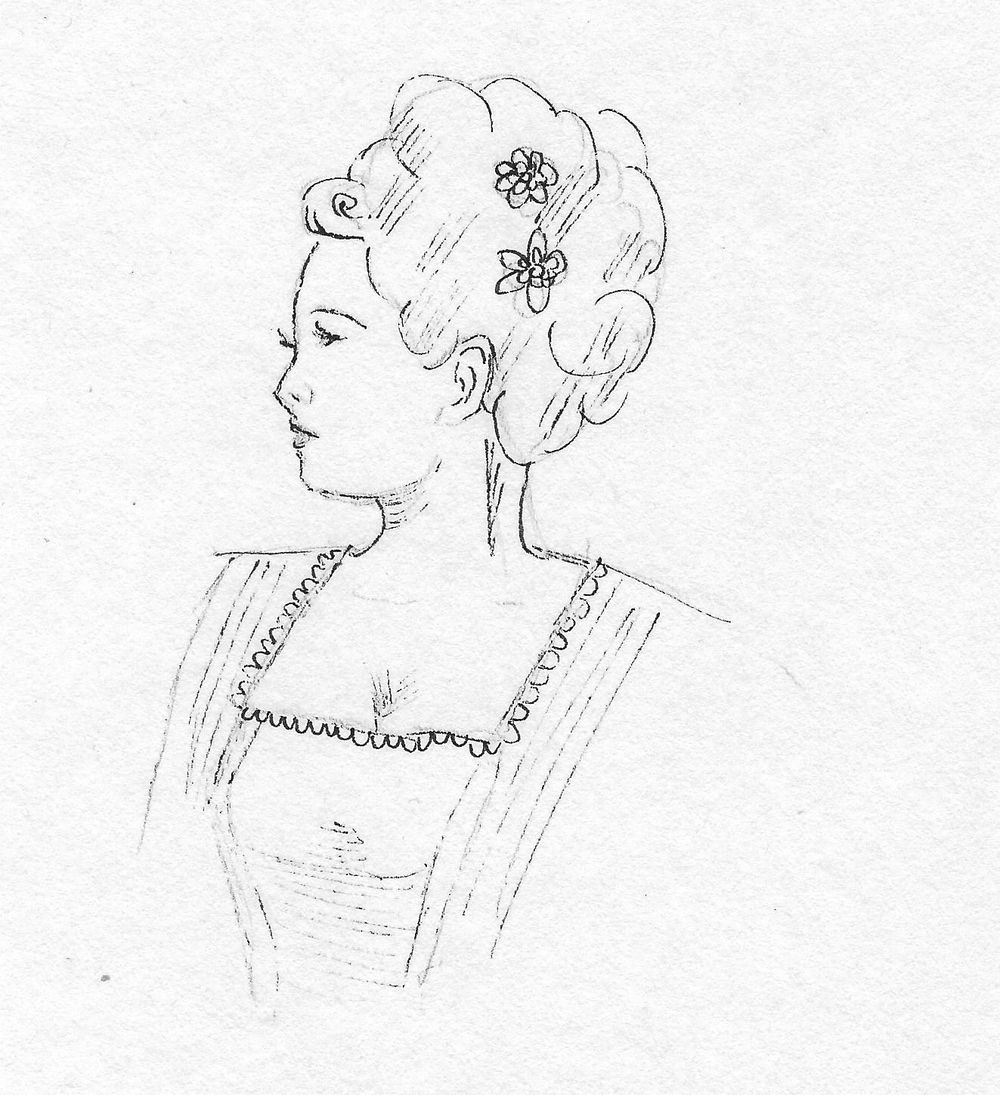 Baroque Diva Inspired Pattern - image 2 - student project