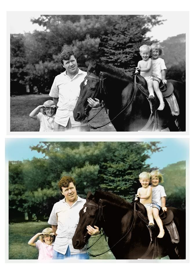 My Grandfather and my Mom - image 1 - student project