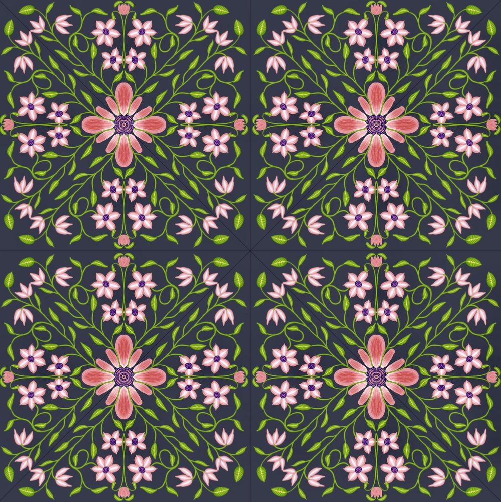 Creating leaf, stem and flower brushes in Procreate. - image 9 - student project