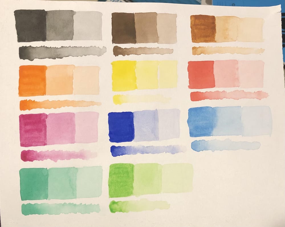 Colour Swatches - image 1 - student project