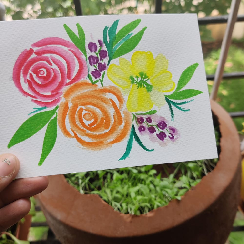 Floral composition - image 2 - student project