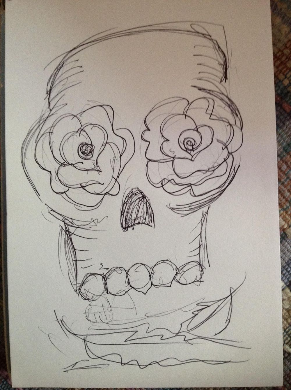 Skulls + Flowers - image 3 - student project