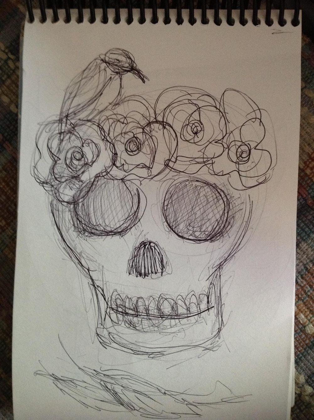 Skulls + Flowers - image 1 - student project