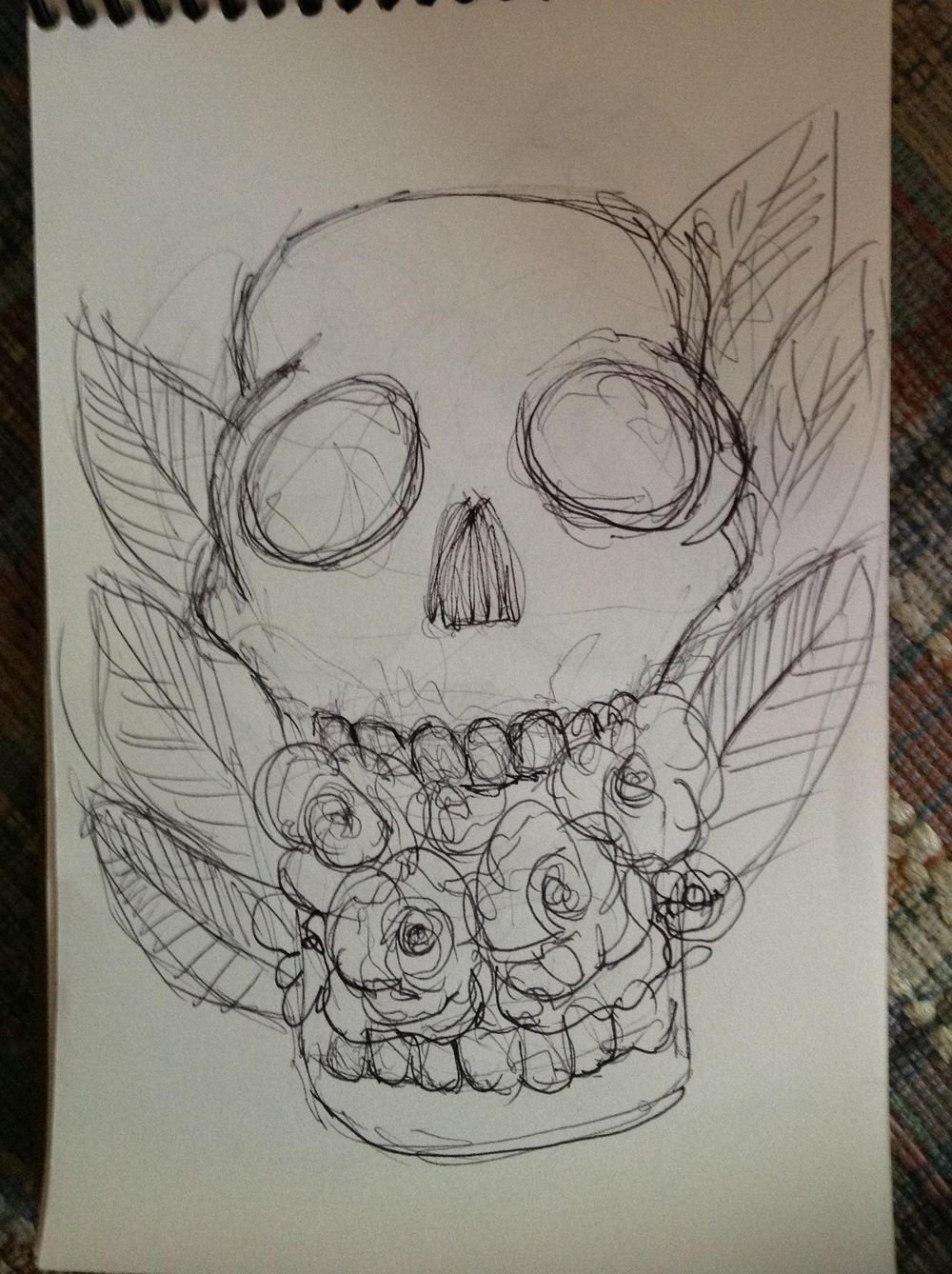 Skulls + Flowers - image 2 - student project