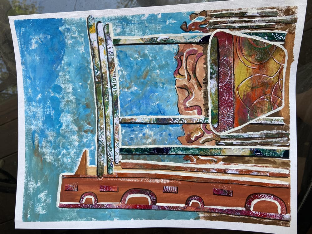 Gouache & Collage - image 1 - student project