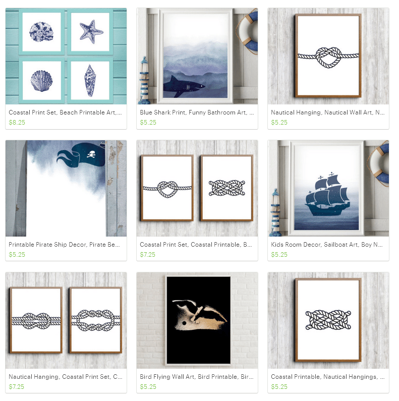 Dreamy Seahorse: Nautical and Coastal Printables - image 3 - student project