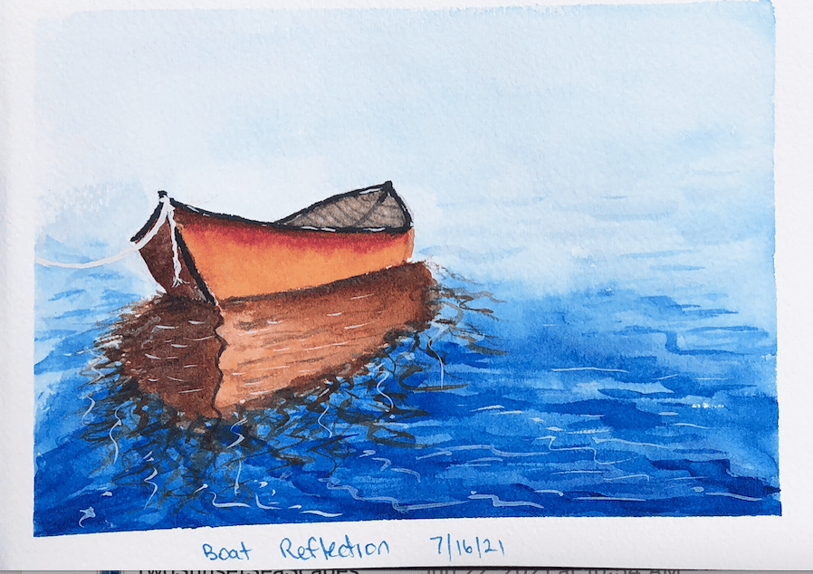 Boat Reflection - image 2 - student project