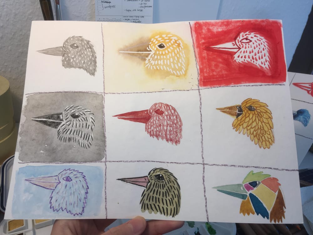 Birds heads - image 1 - student project