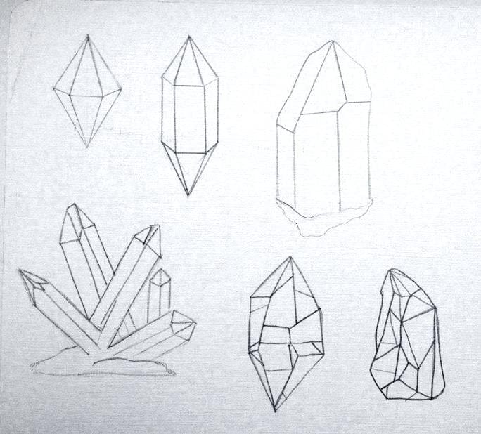 gems in watercolor - image 2 - student project