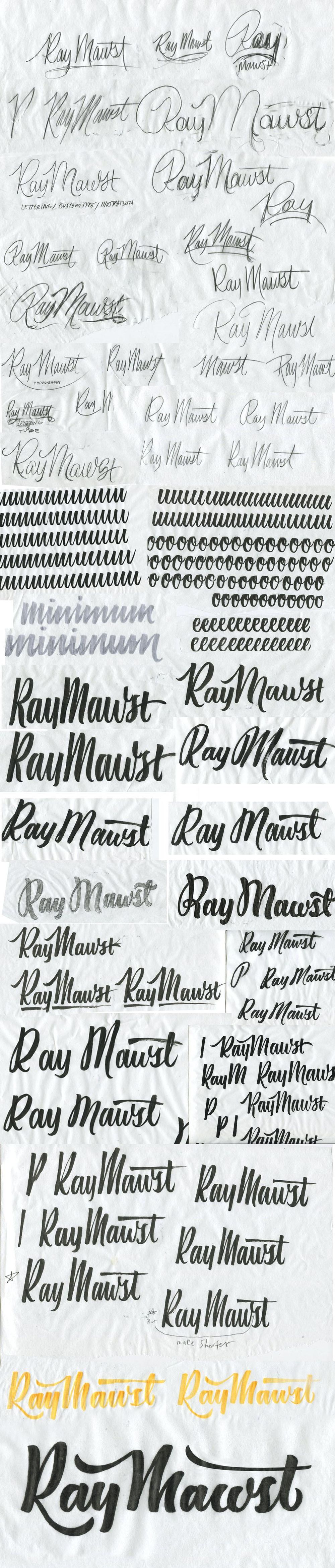 Ray Mawst - Lettering and Illustration - image 5 - student project