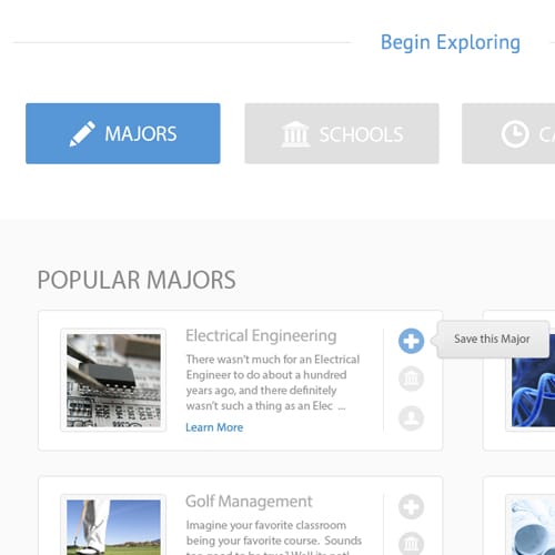 Major Finder - image 2 - student project