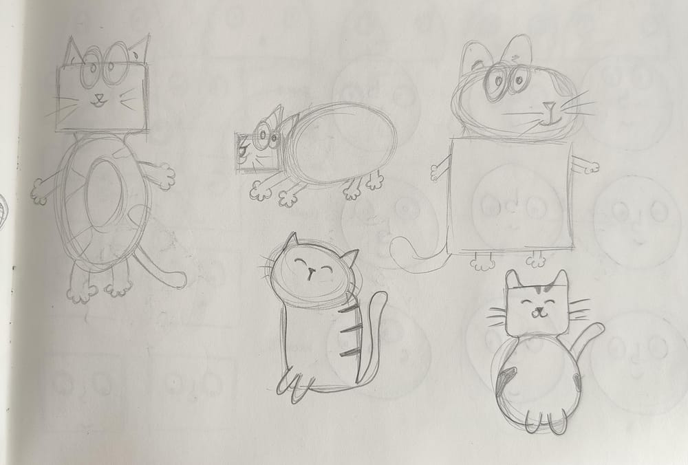 Cartoon Doodles Design - image 5 - student project
