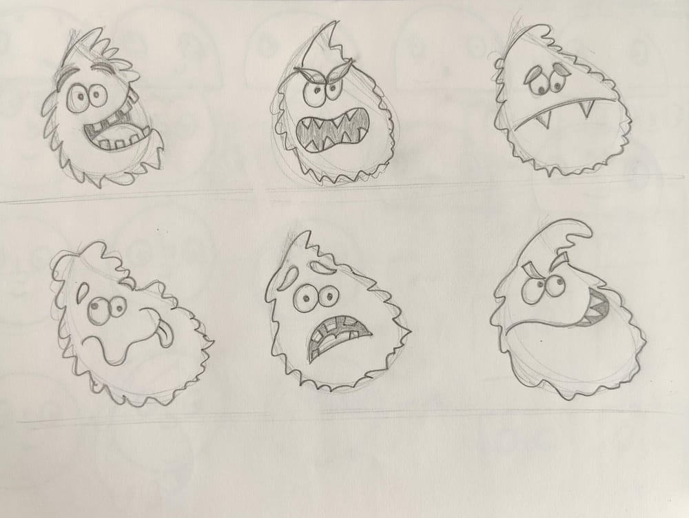Cartoon Doodles Design - image 7 - student project