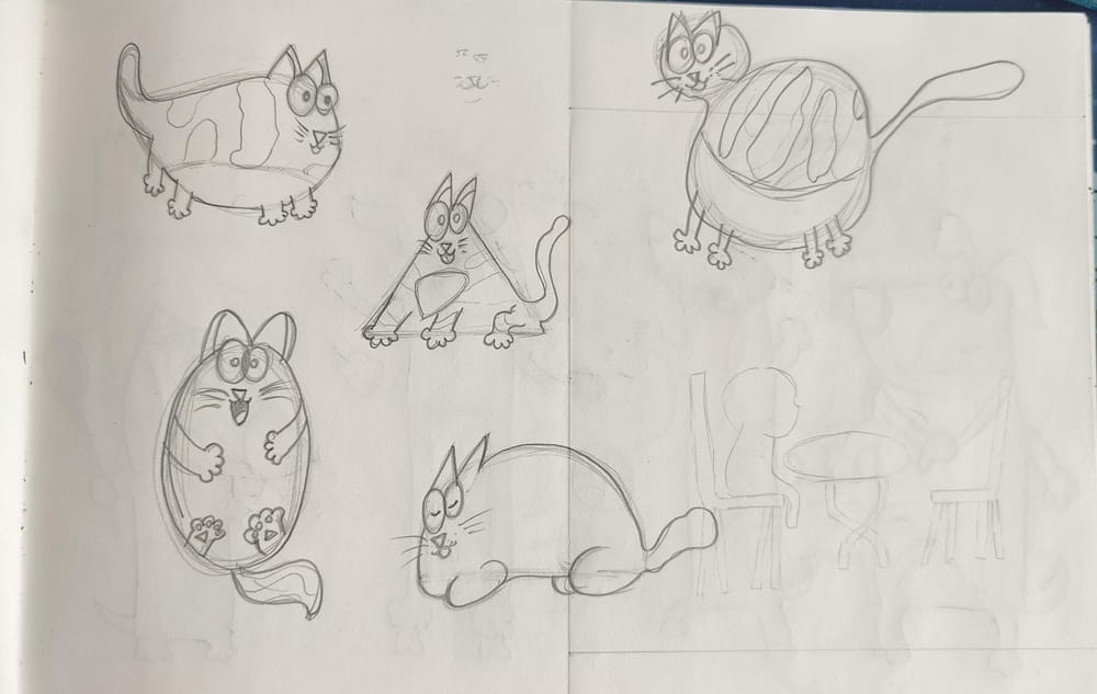 Cartoon Doodles Design - image 3 - student project
