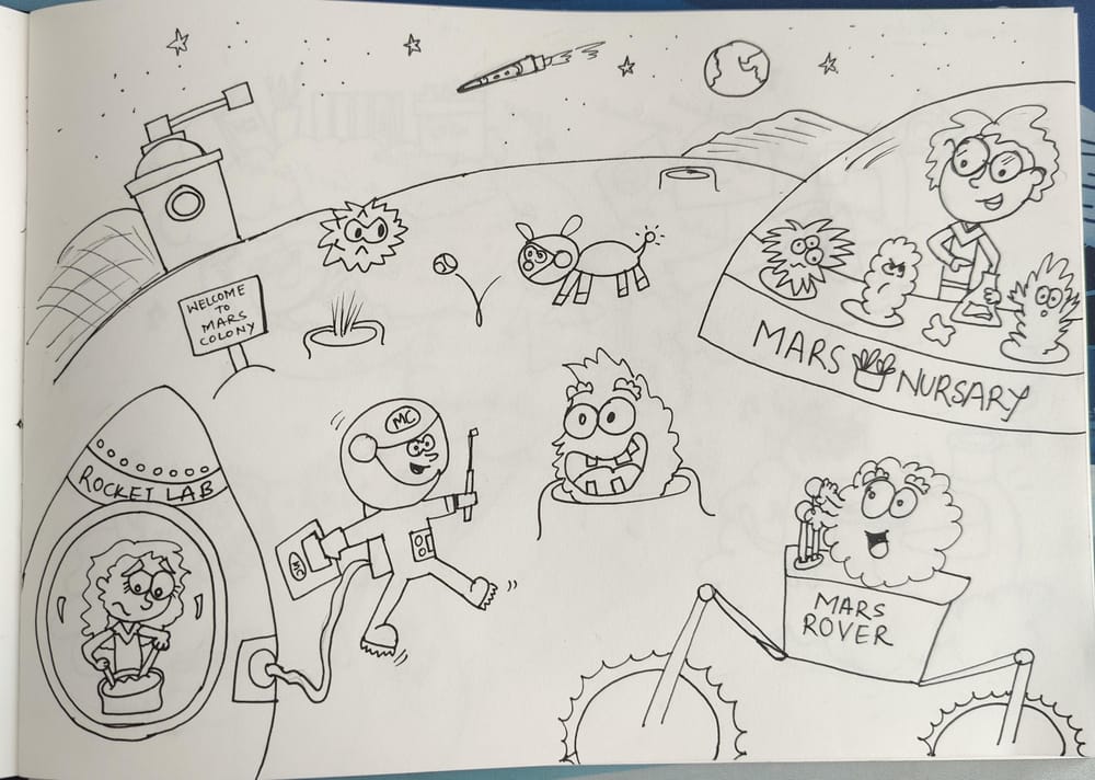 Cartoon Doodles Design - image 15 - student project