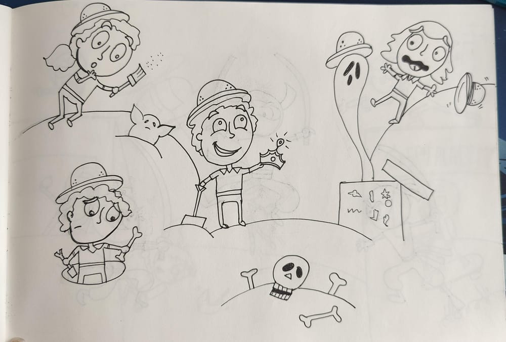 Cartoon Doodles Design - image 8 - student project