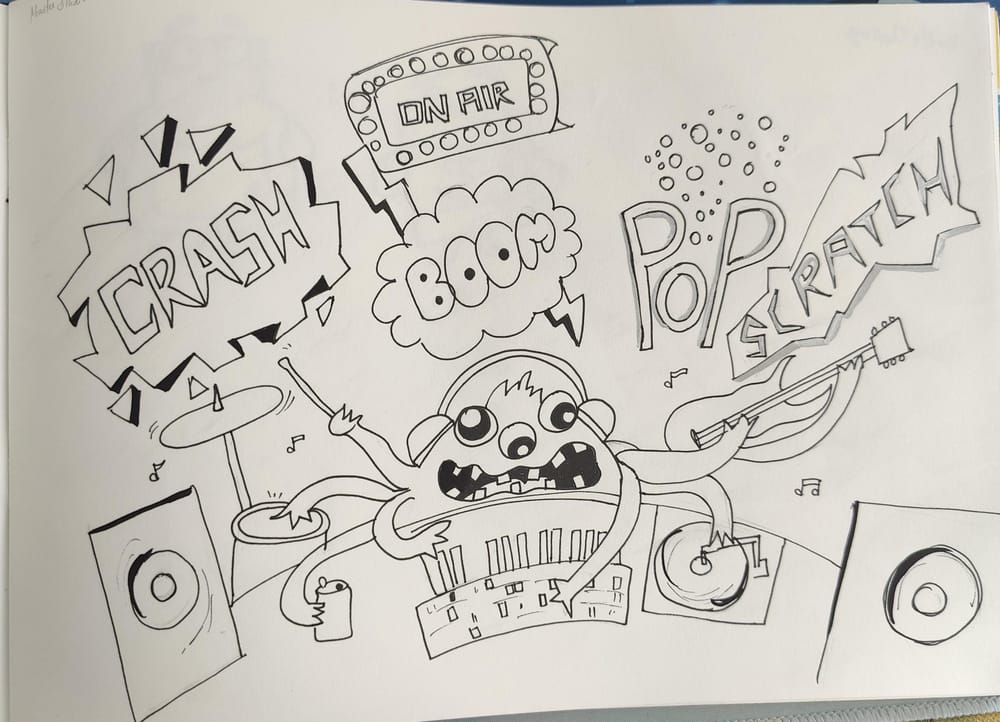 Cartoon Doodles Design - image 11 - student project