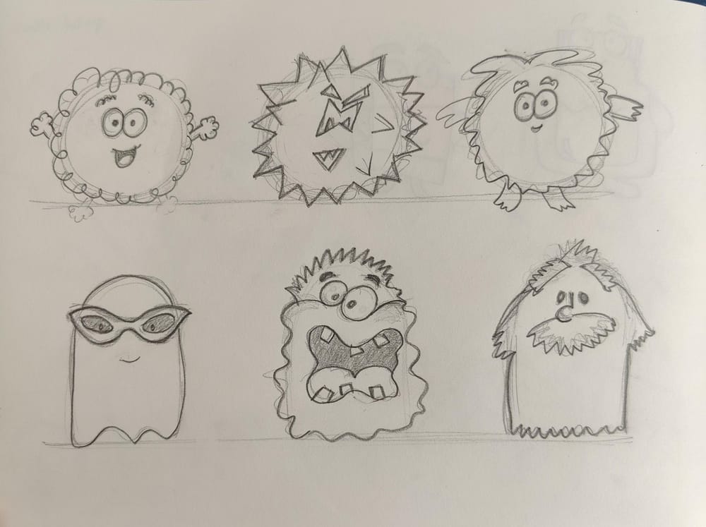 Cartoon Doodles Design - image 13 - student project