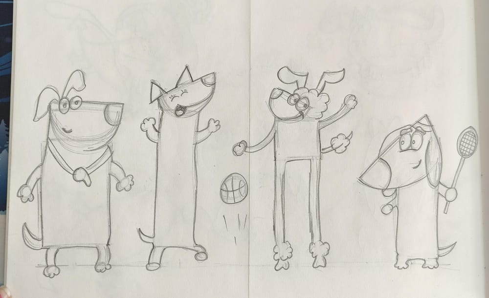 Cartoon Doodles Design - image 4 - student project