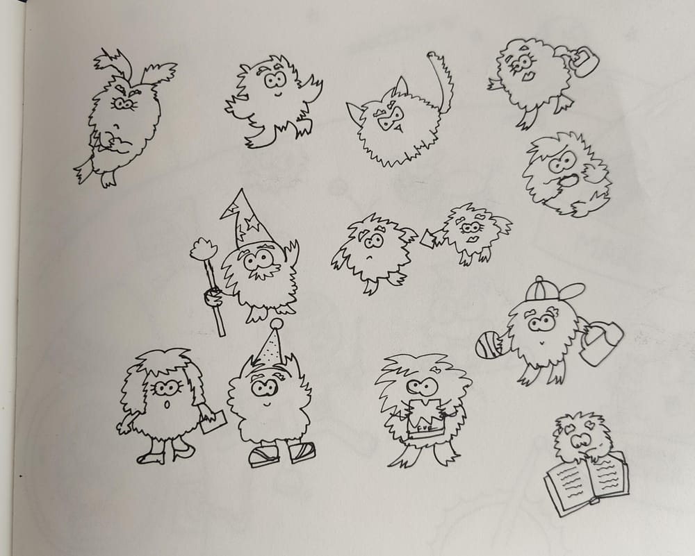 Cartoon Doodles Design - image 14 - student project