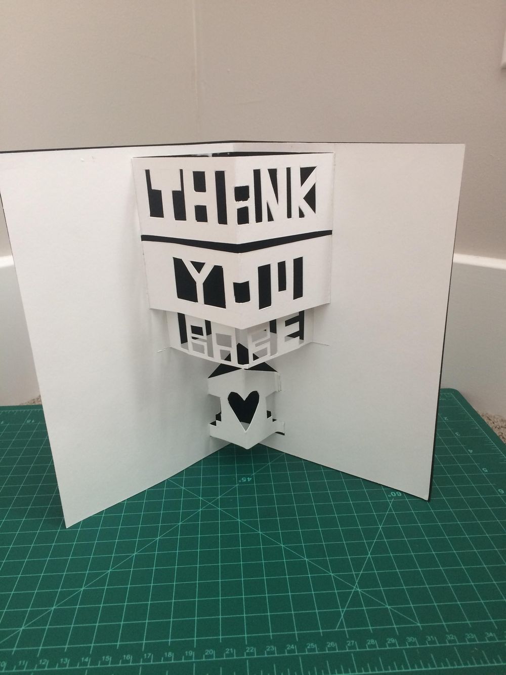 Thank you card - image 1 - student project