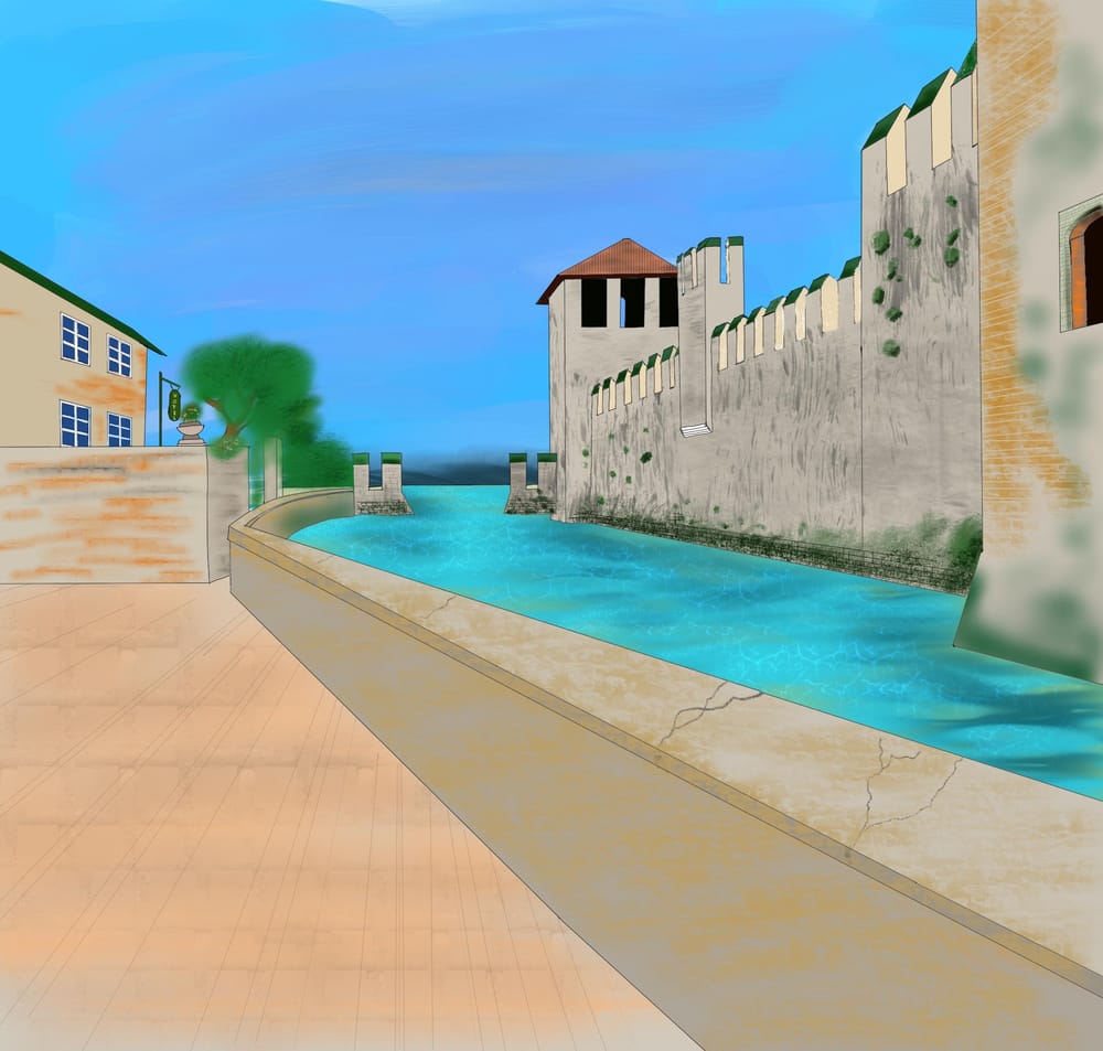 Castle at Sirmione, Lake Garda Italy - image 1 - student project