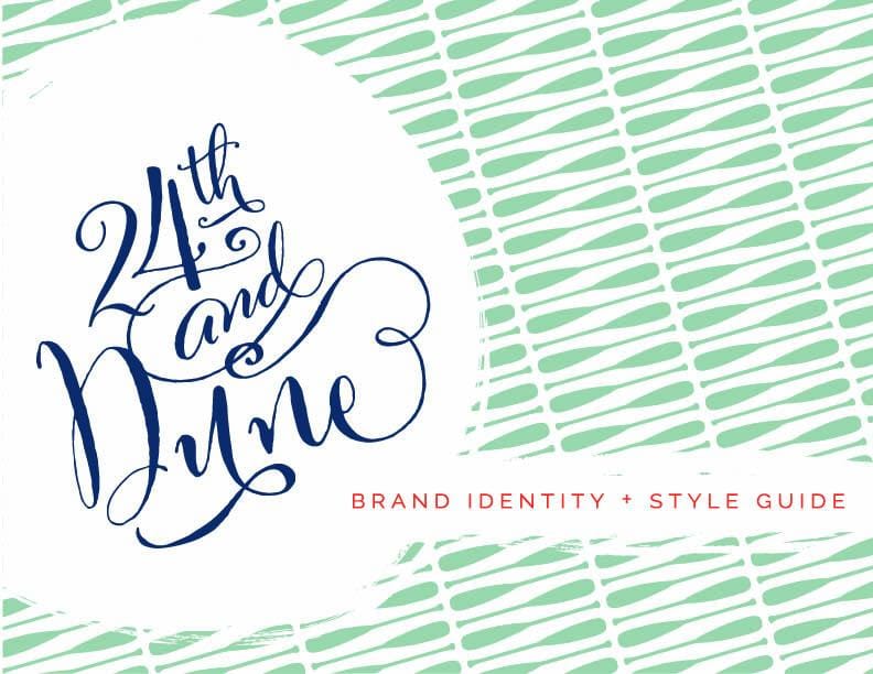 24th and Dune Style Guide - image 17 - student project