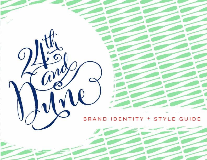 24th and Dune Style Guide - image 20 - student project