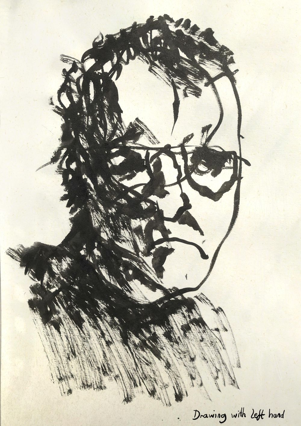 Gesture marks and self portrait - image 2 - student project