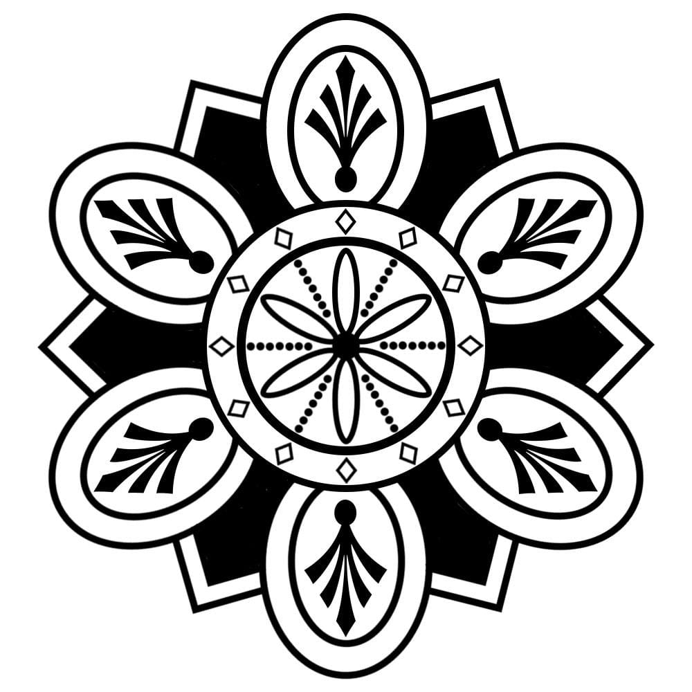 Mandala in Photoshop - image 1 - student project