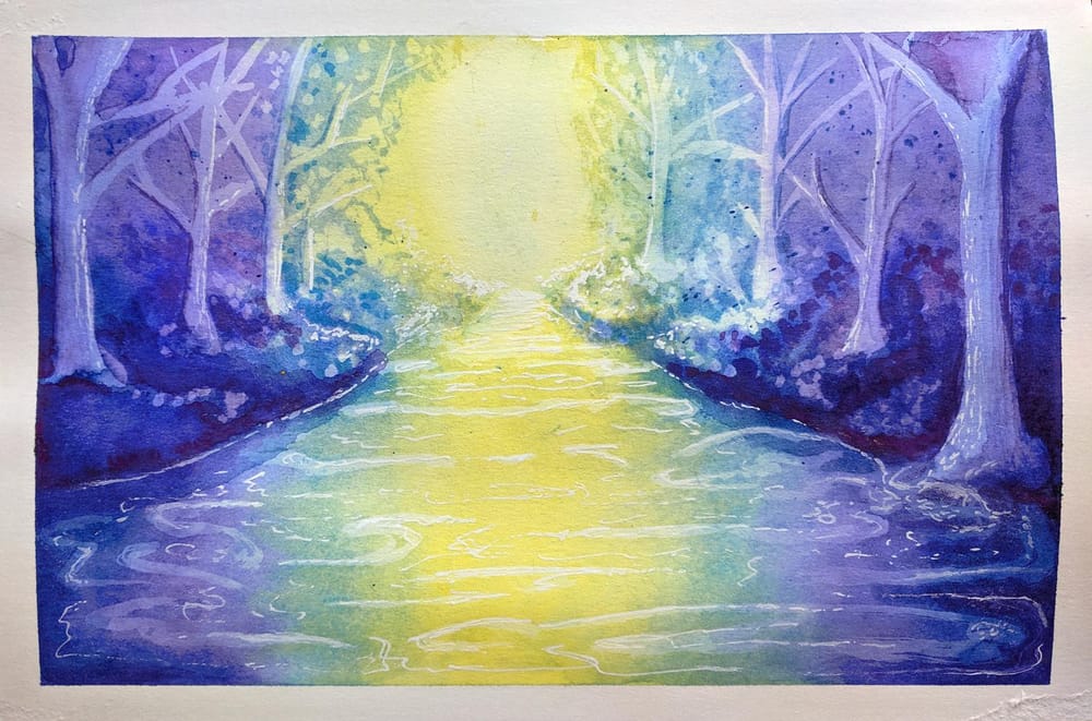 My Fantasy Forest River - image 2 - student project