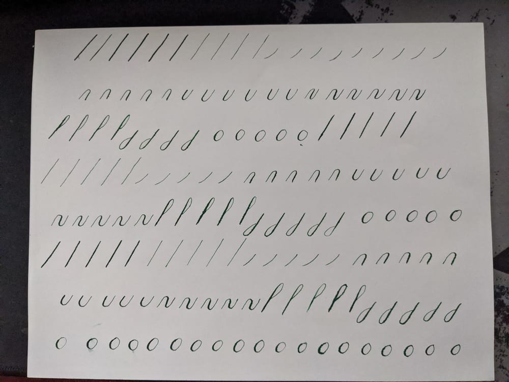 Copperplate Practice & Feedback - image 8 - student project