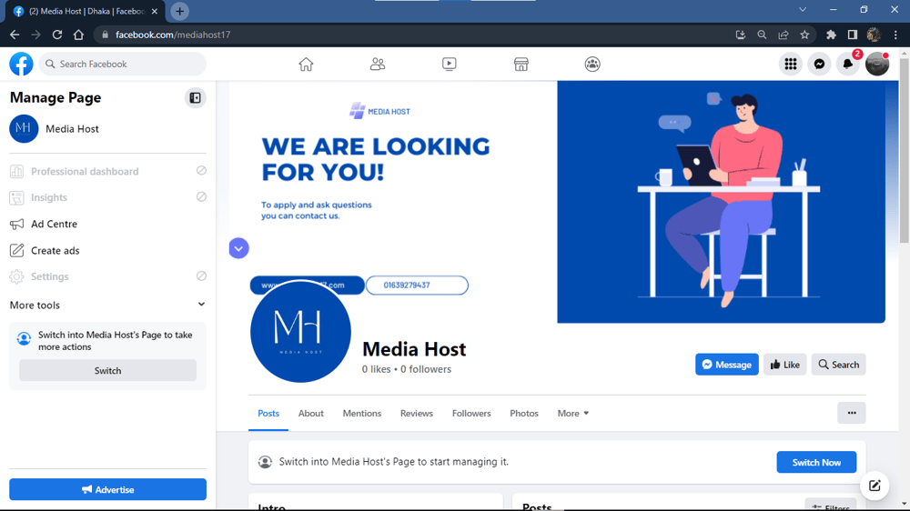 Marketing Agency Page - image 1 - student project
