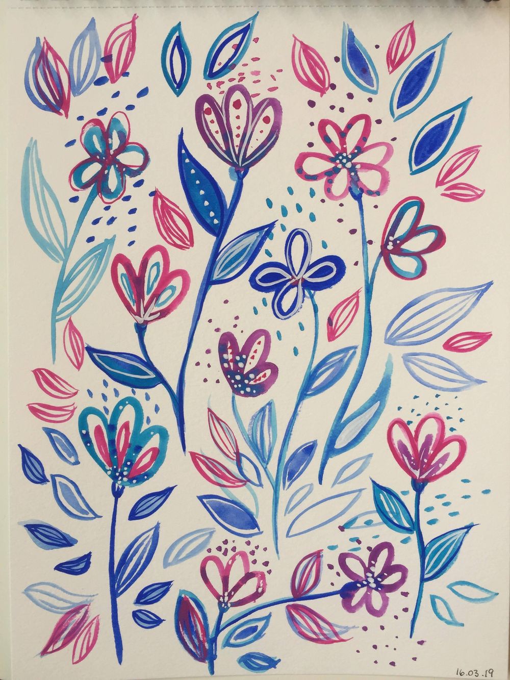Gouache practice - image 1 - student project