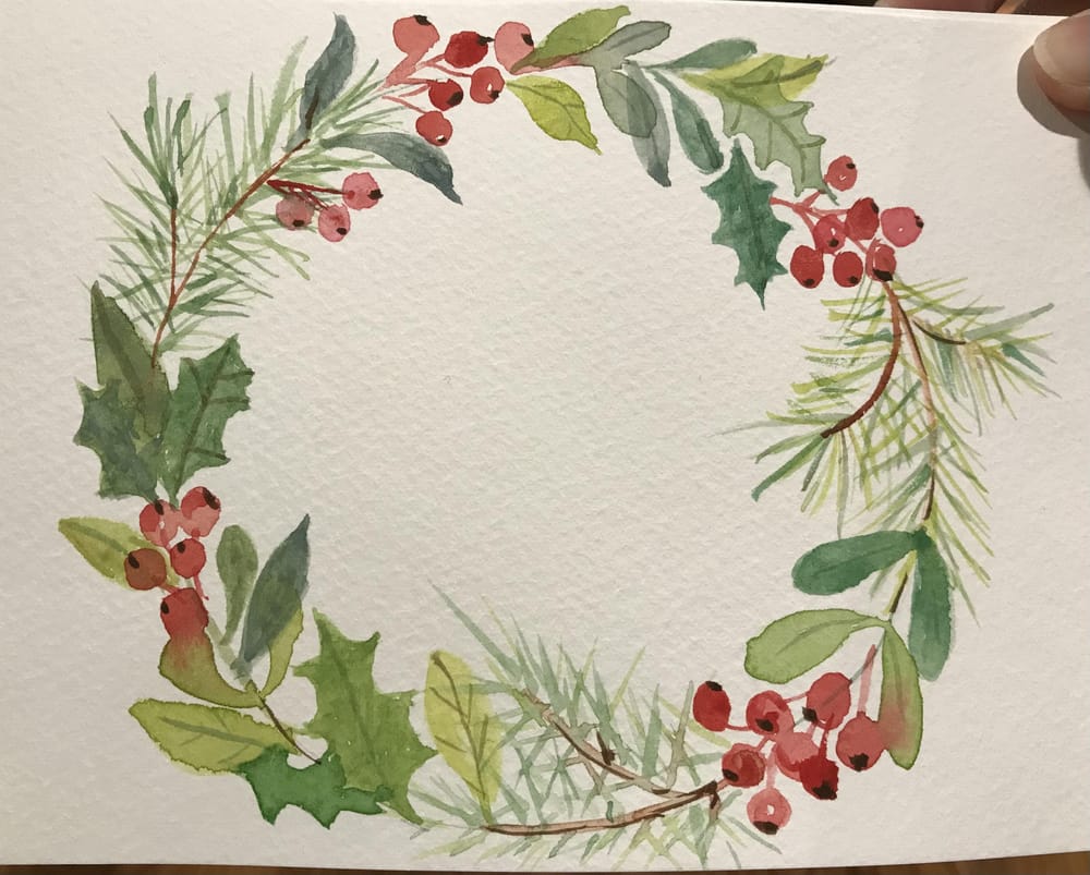 Painting Christmas motifs - image 1 - student project