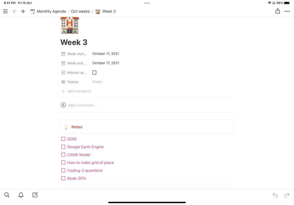 Monthly agenda - image 1 - student project